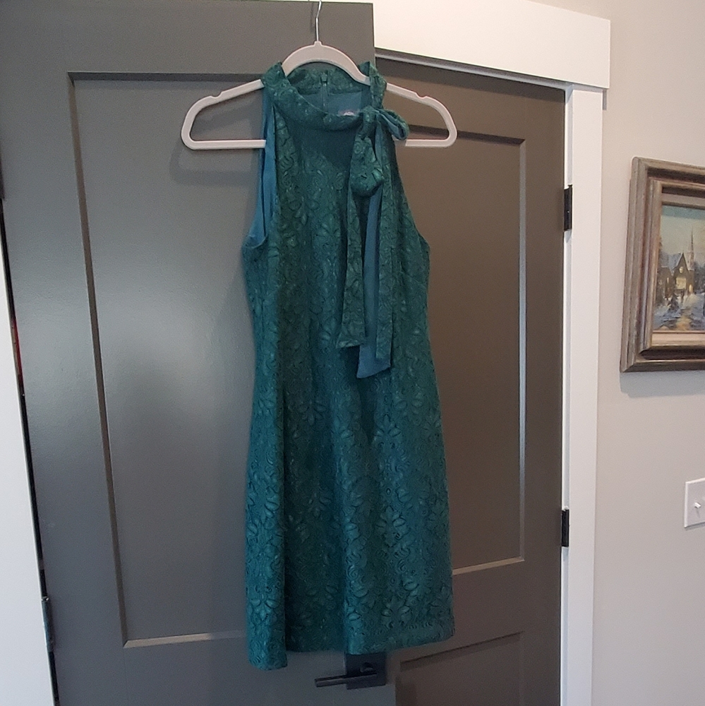 Vince Camuto Emerald Green Lace Dress